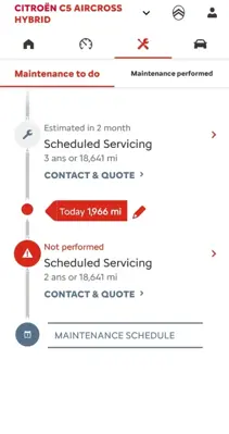 My Citroën android App screenshot 3
